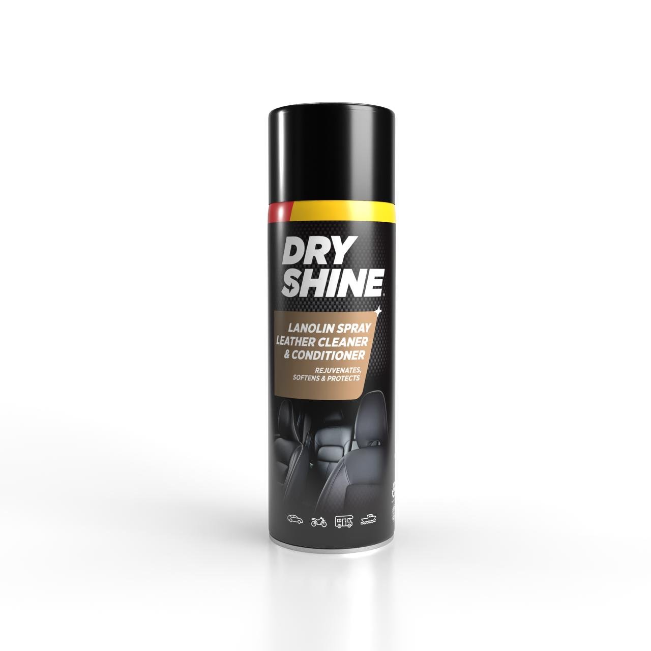 Dry Shine Lanolin Spray Leather Cleaner